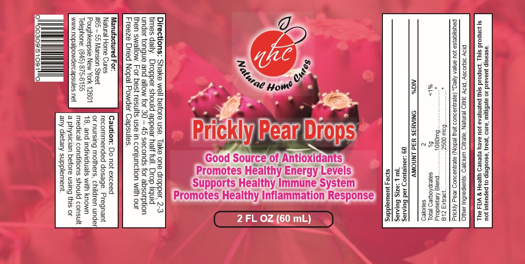 Nopal Powder Capsules - Nopal Cactus (Prickly Pear) Label